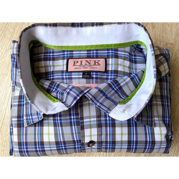 Thomas Pink Other - NEW Thomas Pink Casual Dress Shirt Mens XL NICE!